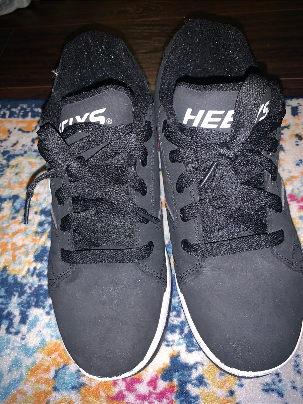 Heelys womens Black Lace-Up Skate Sneakers